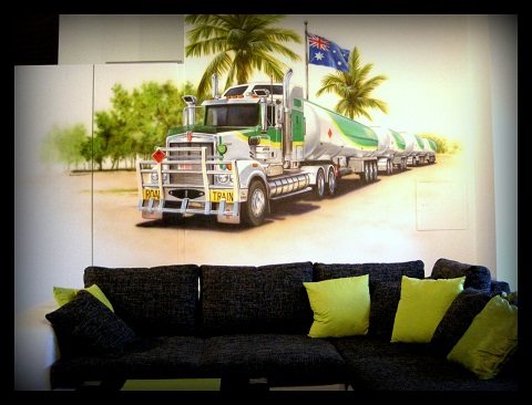 Truck,Australien,Airbrush,Road Train,