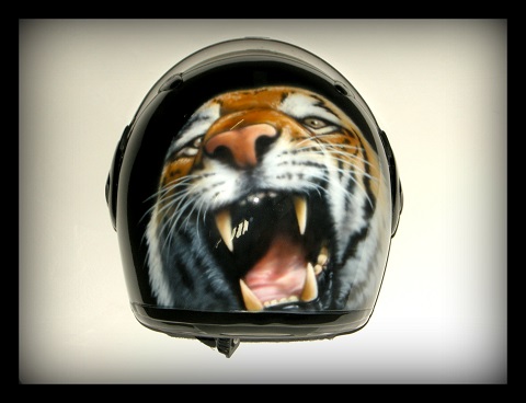 Tiger,Helm Airbrush